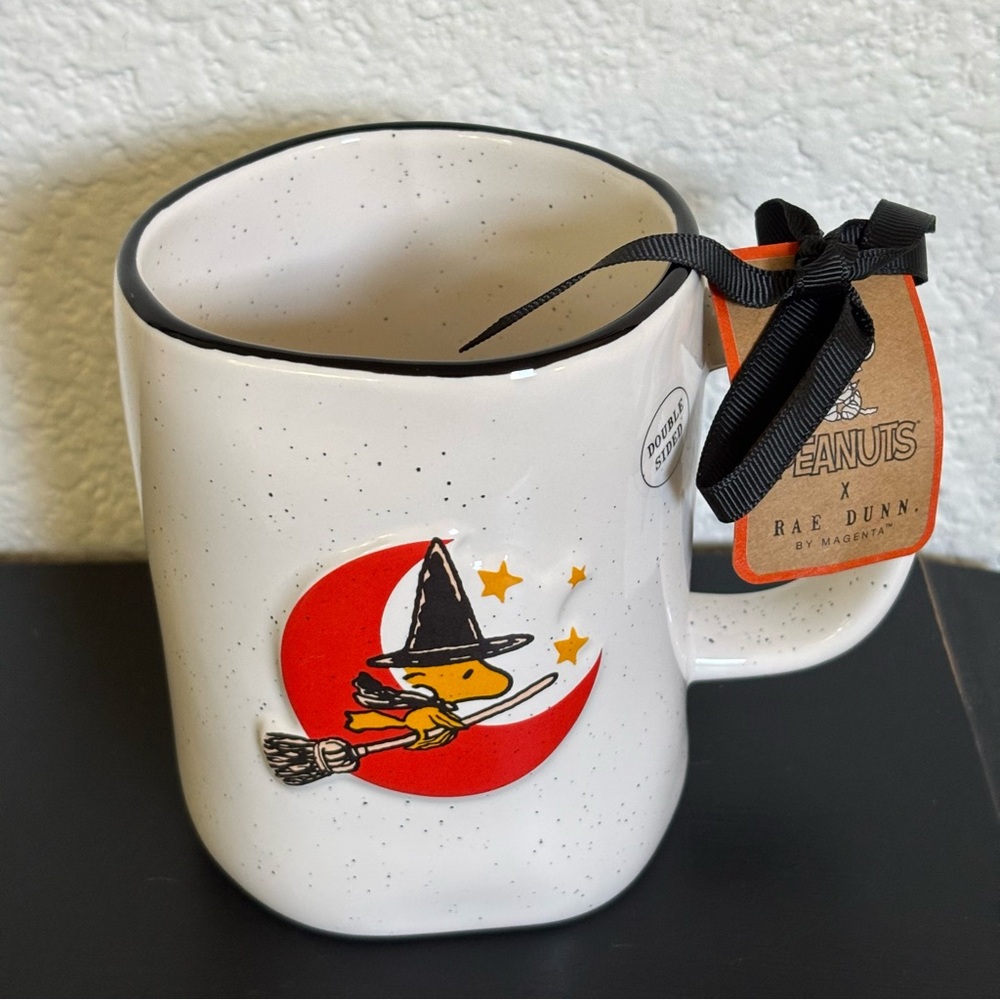Peanuts x Rae Dunn Woodstock Halloween Coffee Mug Happy‎ Halloween New With Tag - Picture 2 of 8